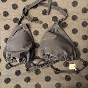 GAP Black Triangle string Bikini Top